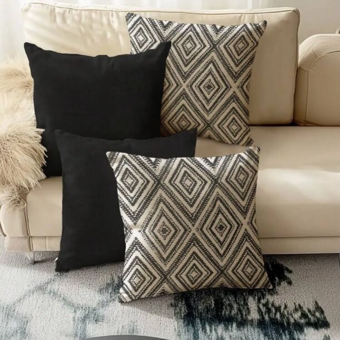Decorative Throw Pillows Set