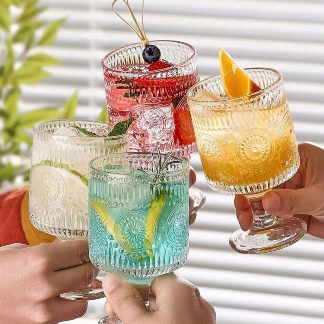 Elegant Glass Dessert Bowls