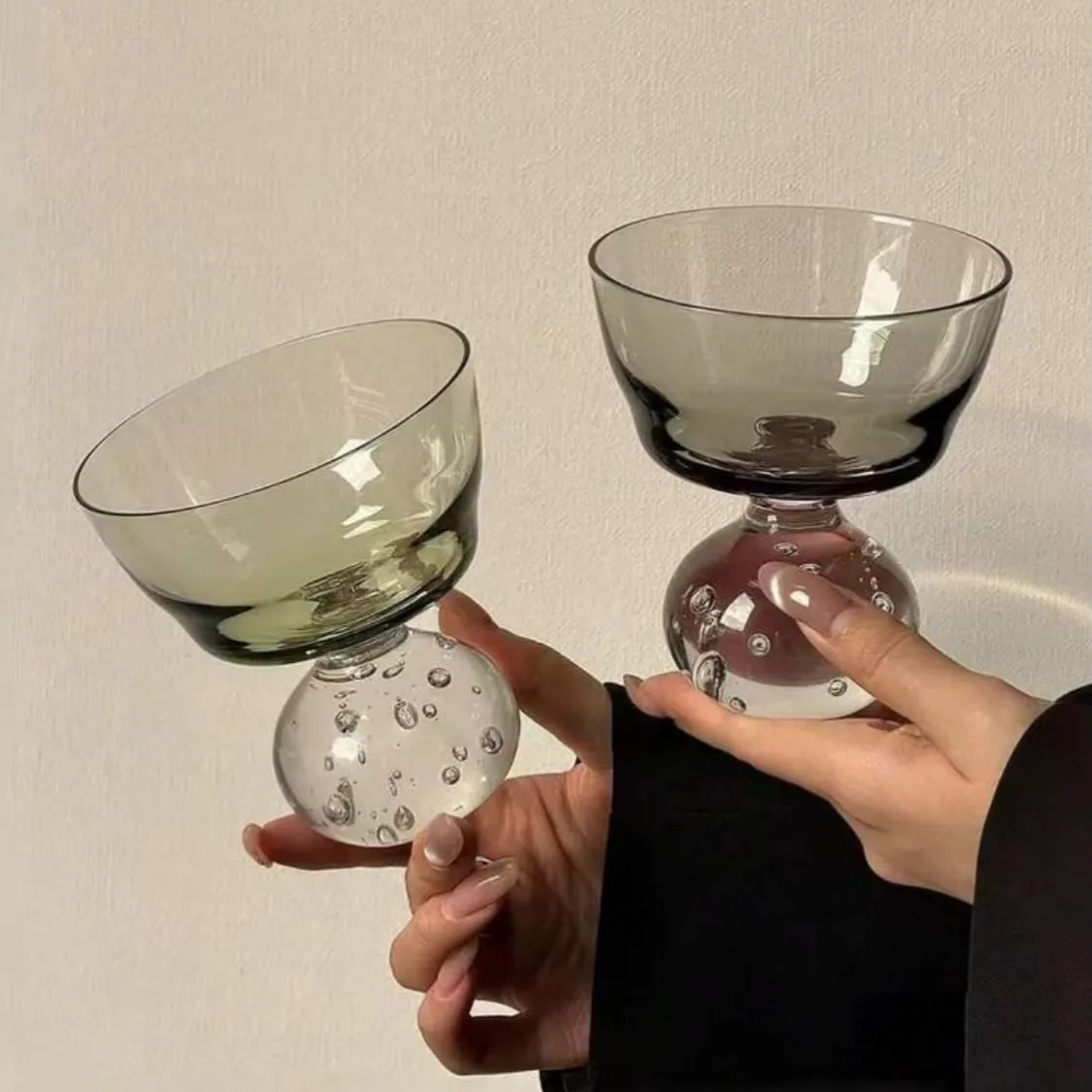 Elegant Glass Dessert Bowls