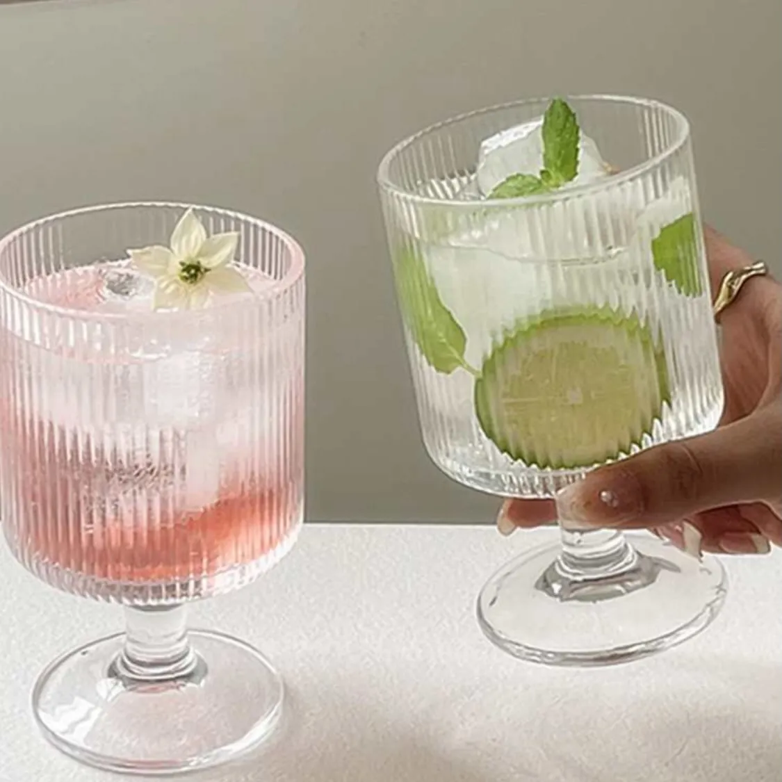 Elegant Glass Dessert Bowls