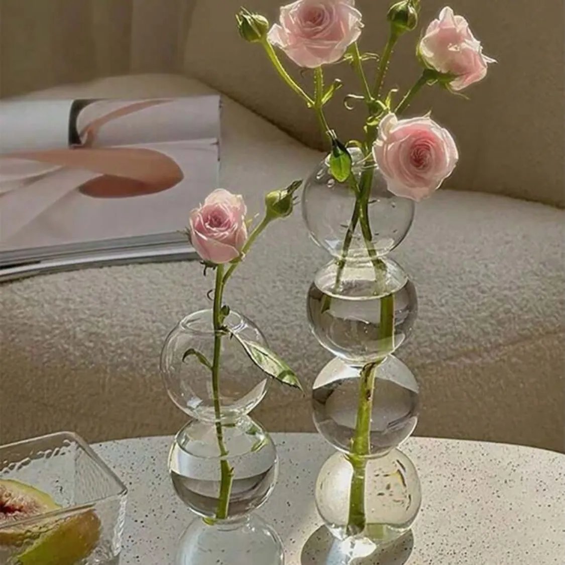 Swan Glass Vases
