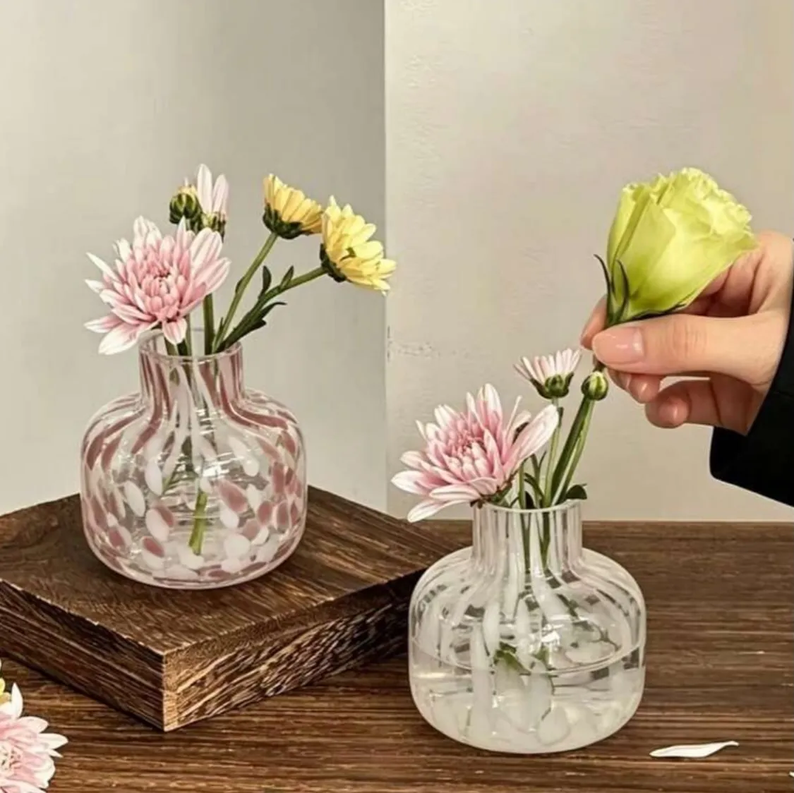 Swan Glass Vases
