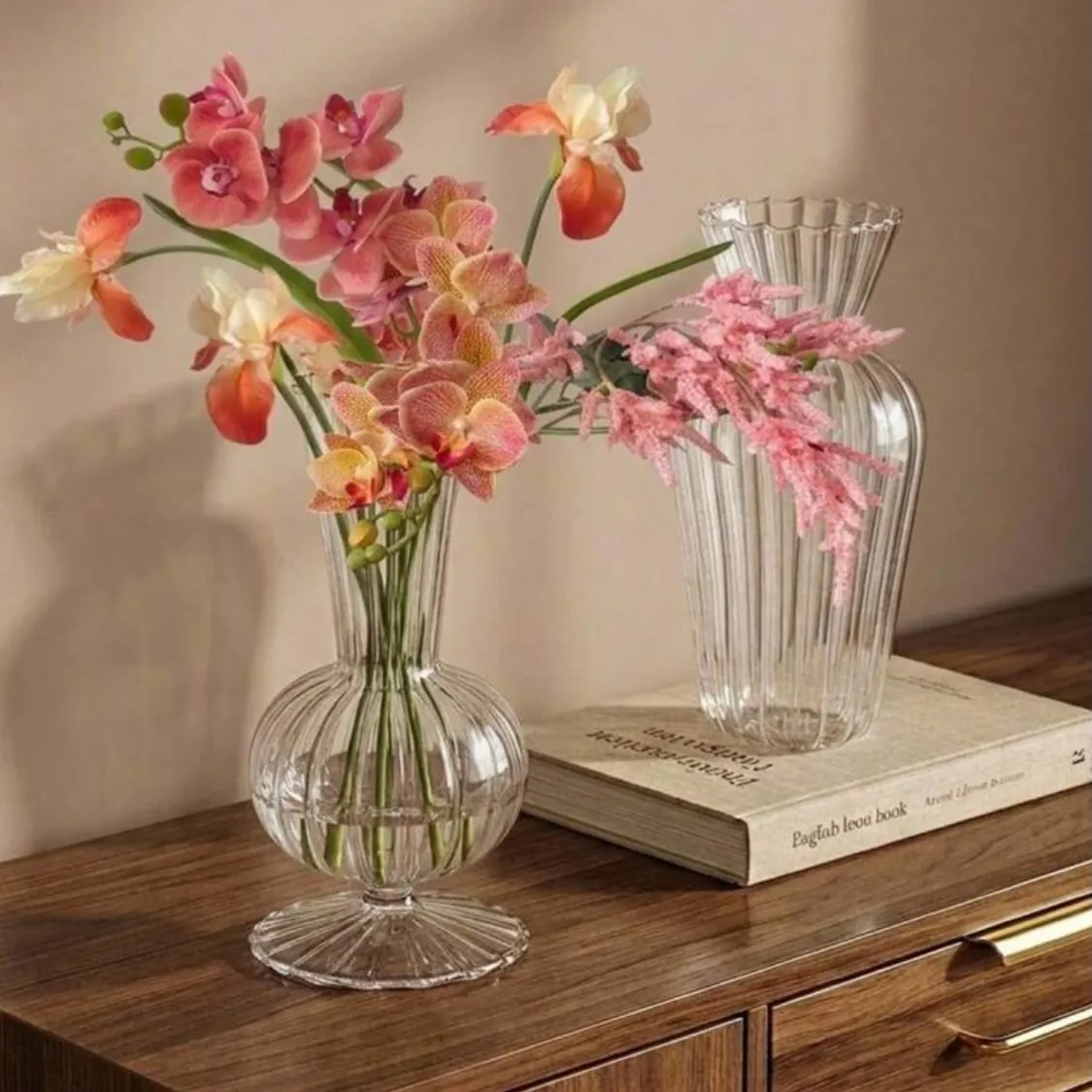 Swan Glass Vases