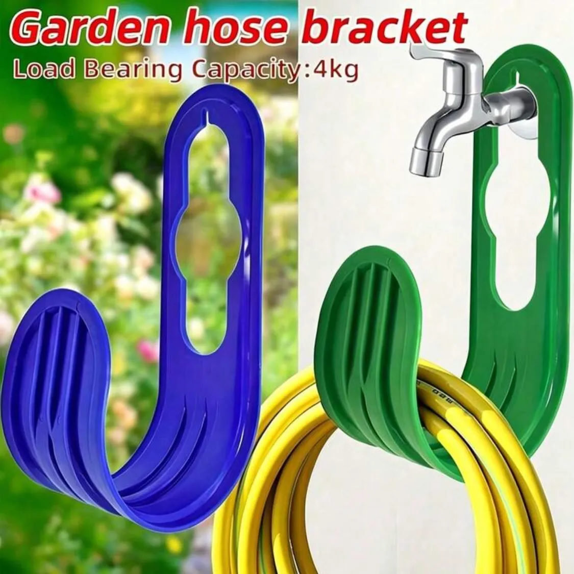 Wall-Mounted Hose Holder Hook