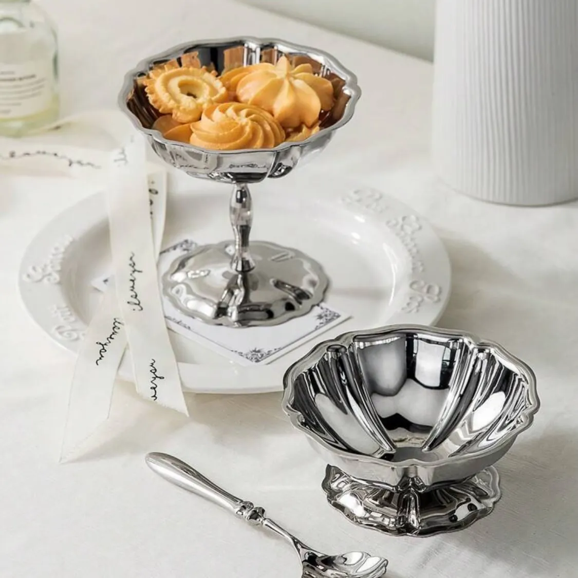 Luxury Metal Fruit Bowl