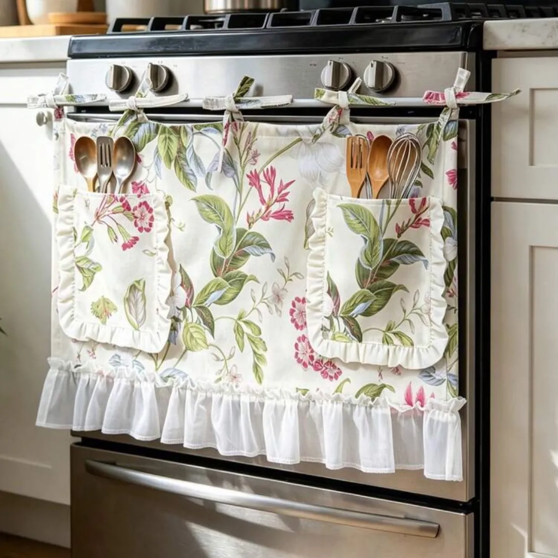 Floral Kitchen Oven Handle Cloth