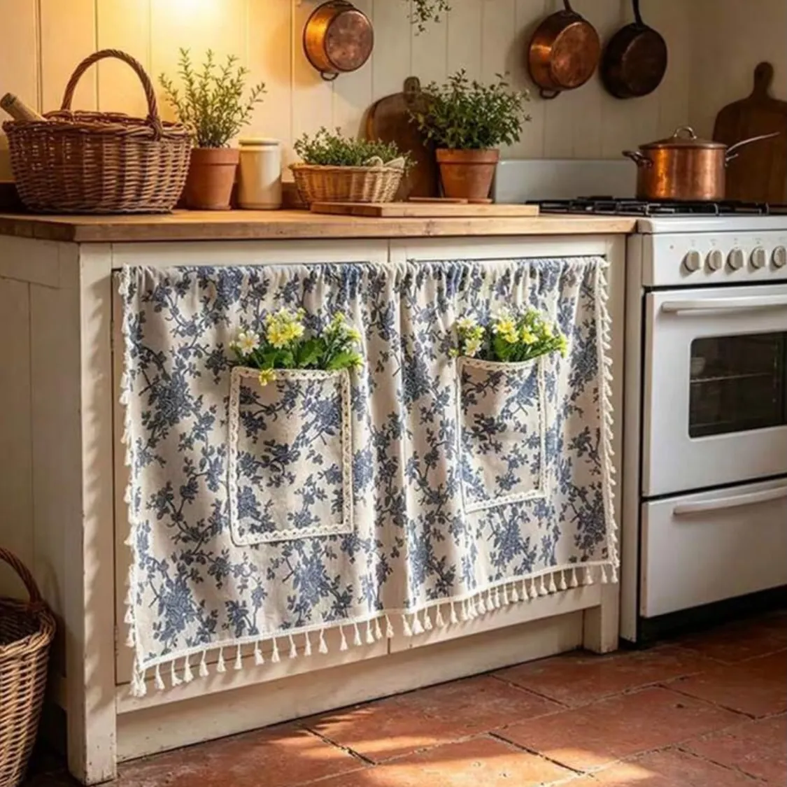 Floral Kitchen Oven Handle Cloth