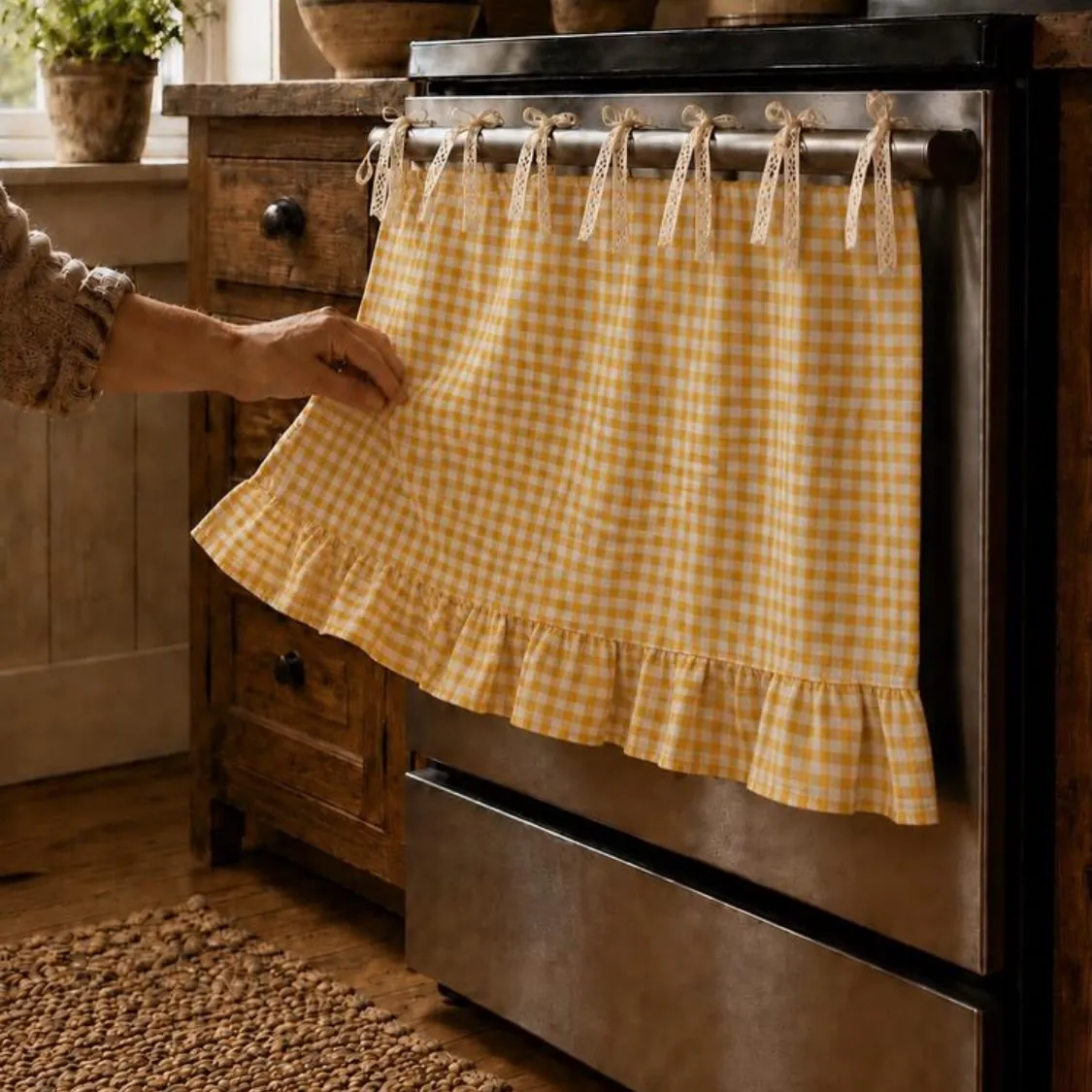 Floral Kitchen Oven Handle Cloth