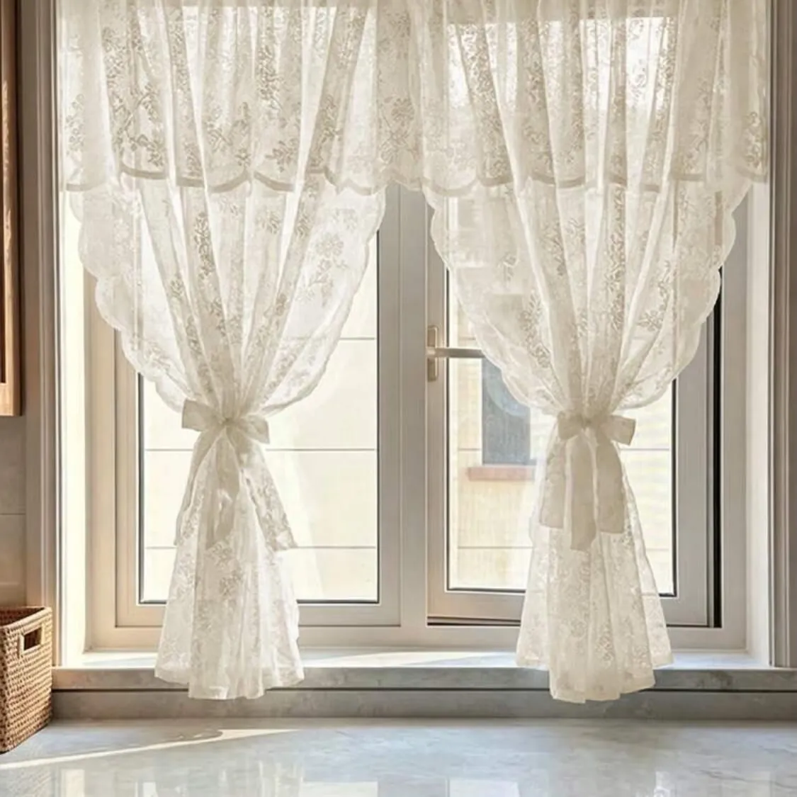 Elegant Lace Home Curtains