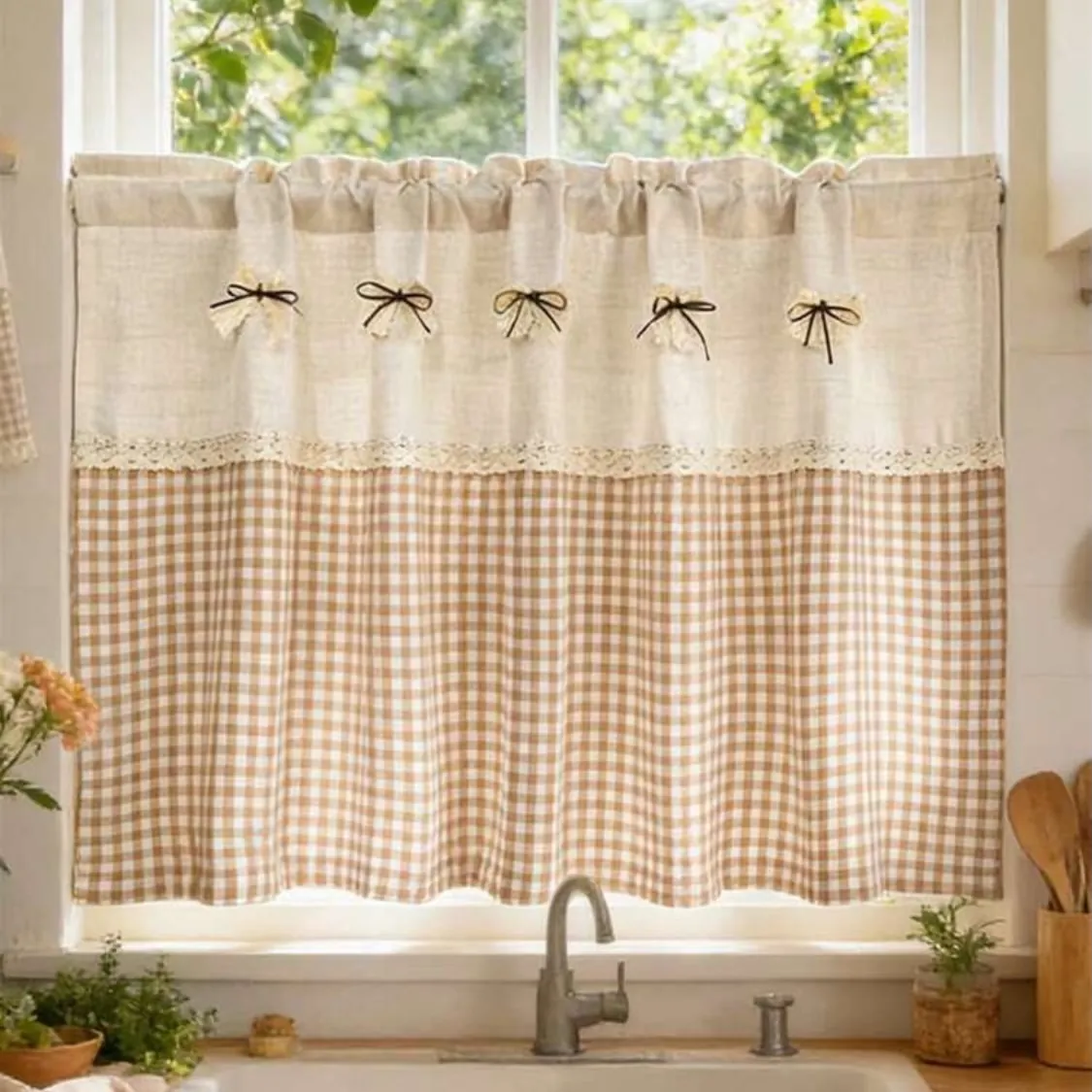 Elegant Lace Home Curtains