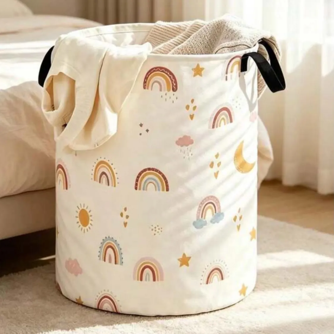 Wicker Laundry Basket with Lid