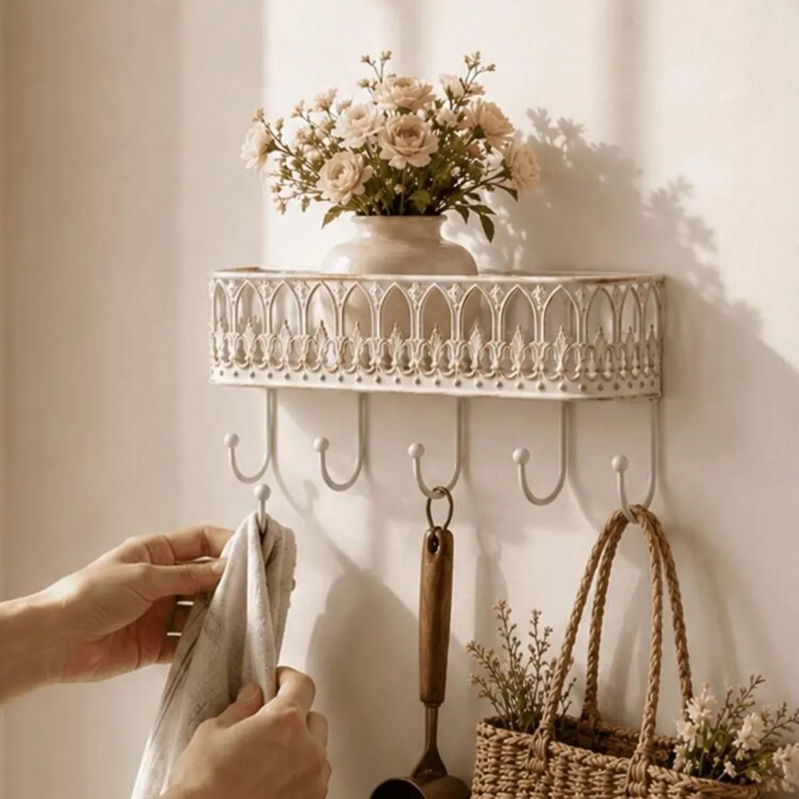 Decorative Wooden Wall Shelf