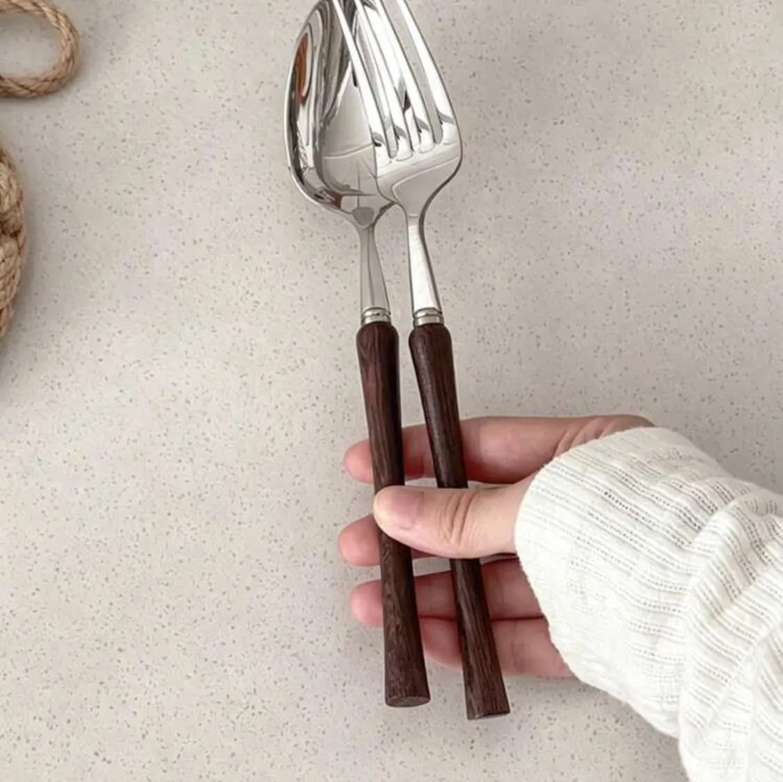 Stainless Steel Serving Spoons Set