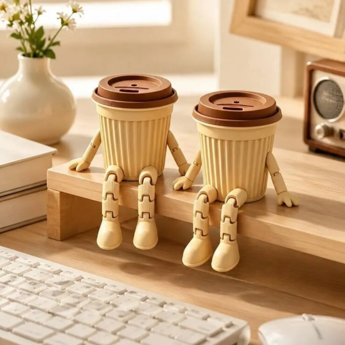 Coffee Bean and Mug Decorative Set