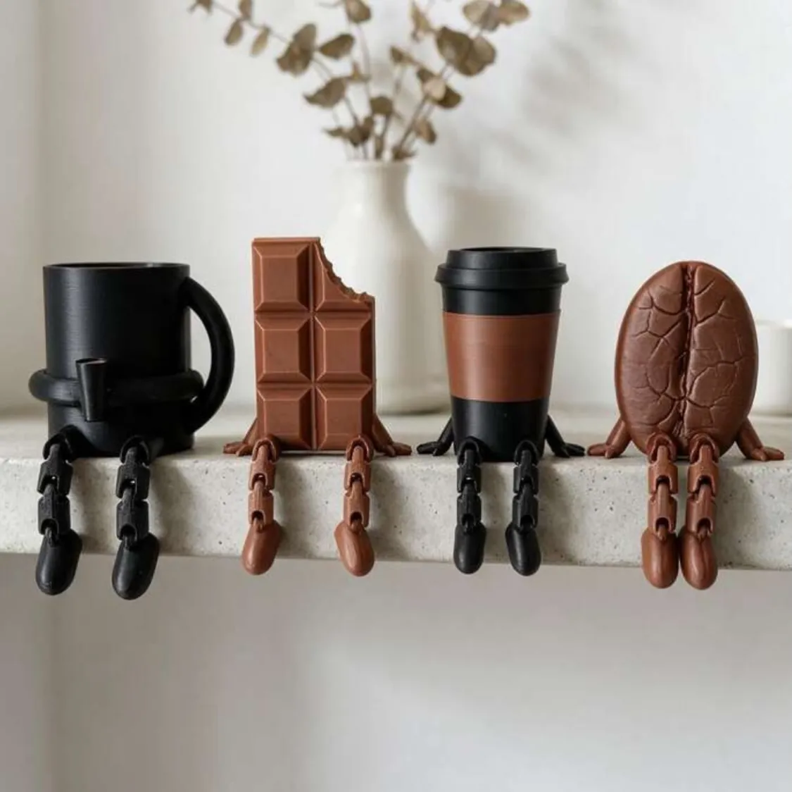 Coffee Bean and Mug Decorative Set