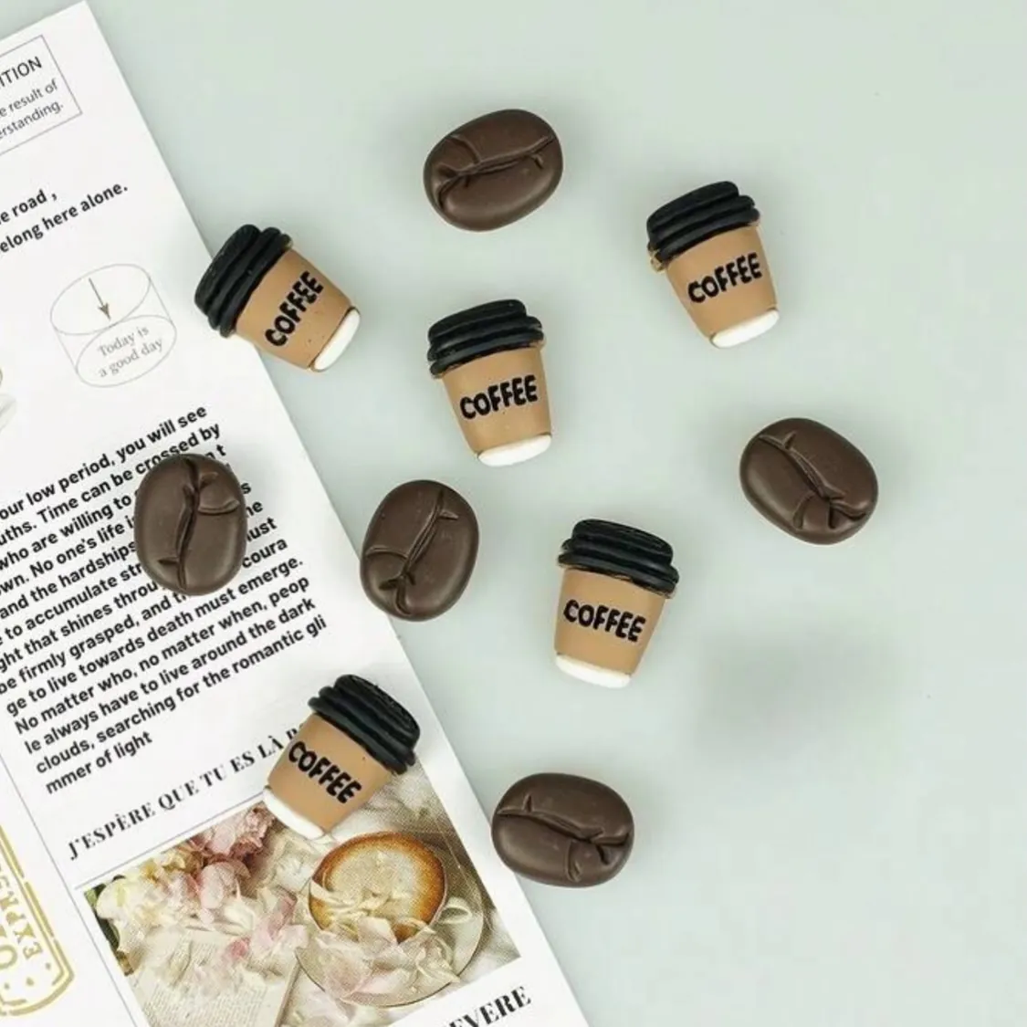 Coffee Bean and Mug Decorative Set