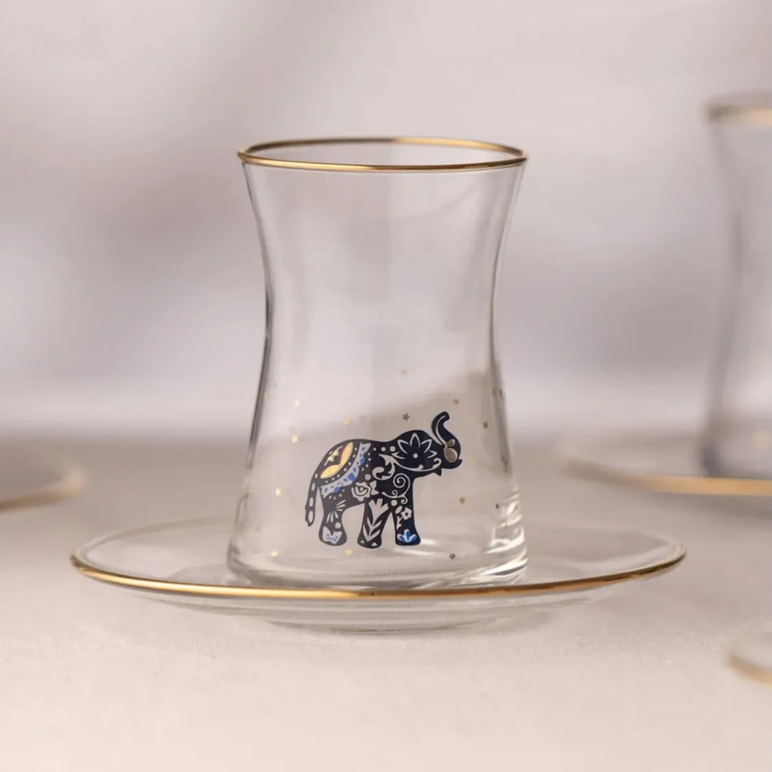 Glass Tea Cups Set