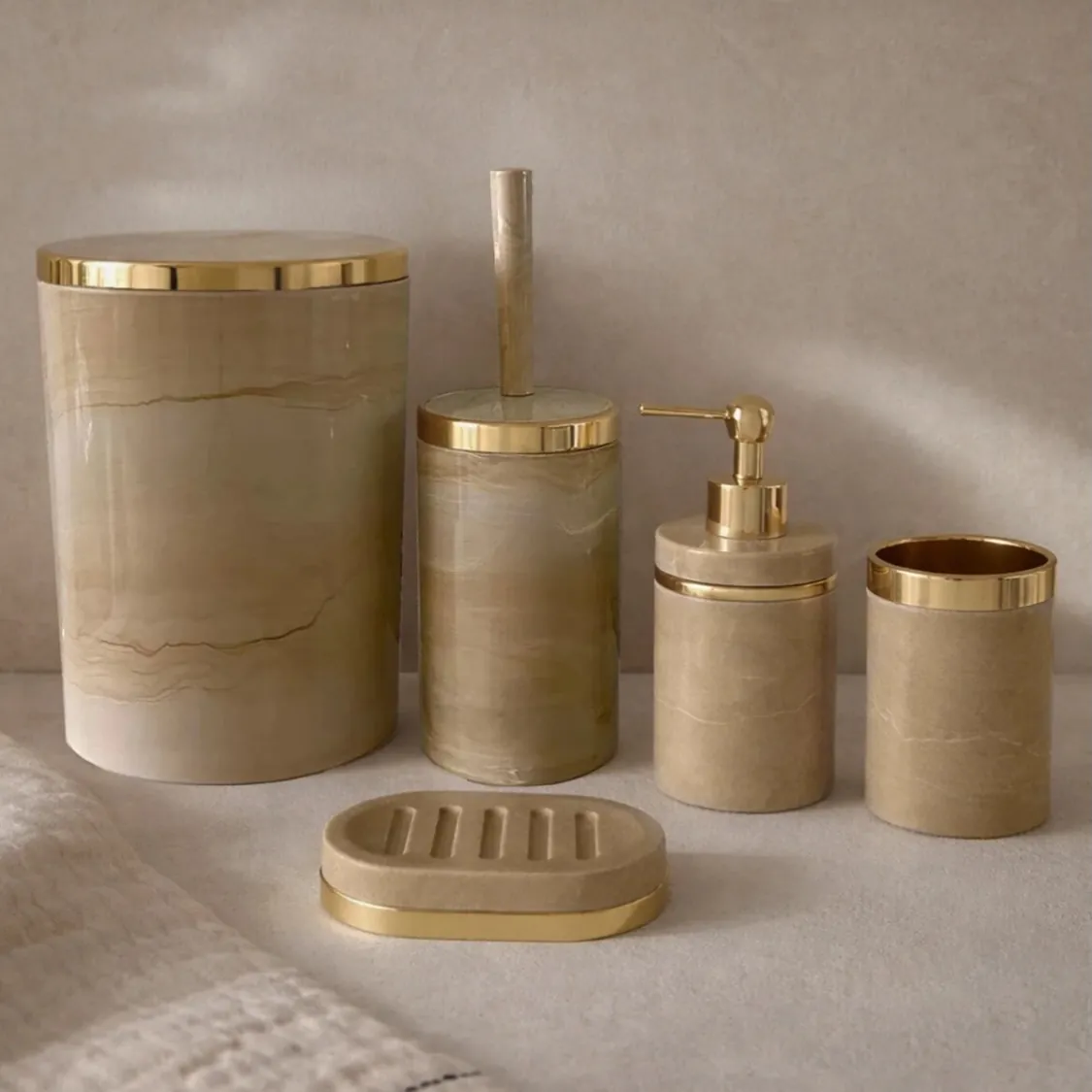 Luxury Bathroom Accessory Set