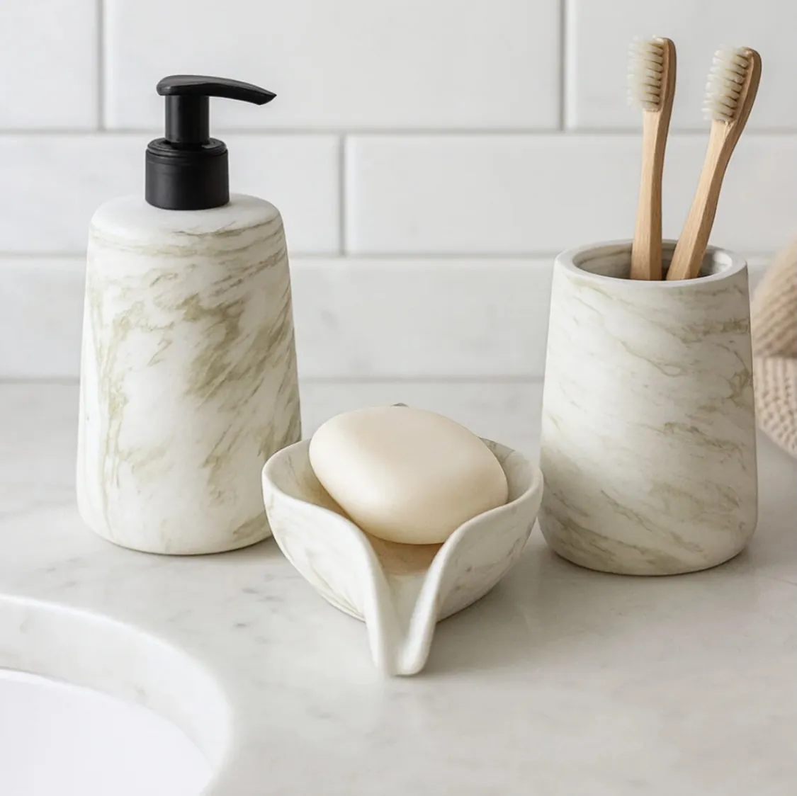 Luxury Bathroom Accessory Set