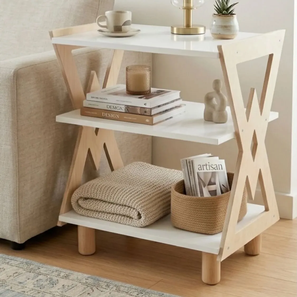 Modern Metal Side Table