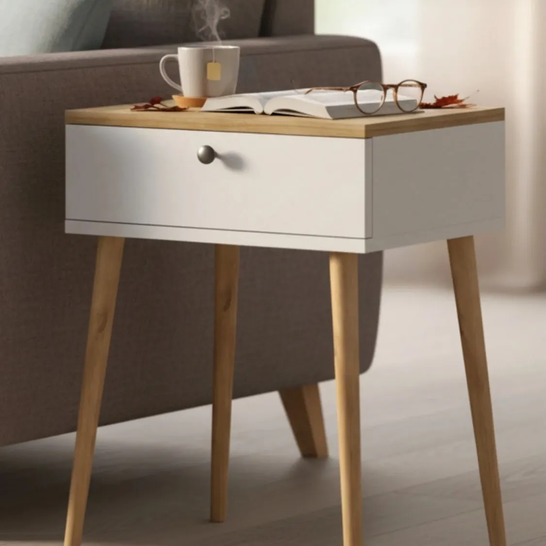 Modern Metal Side Table