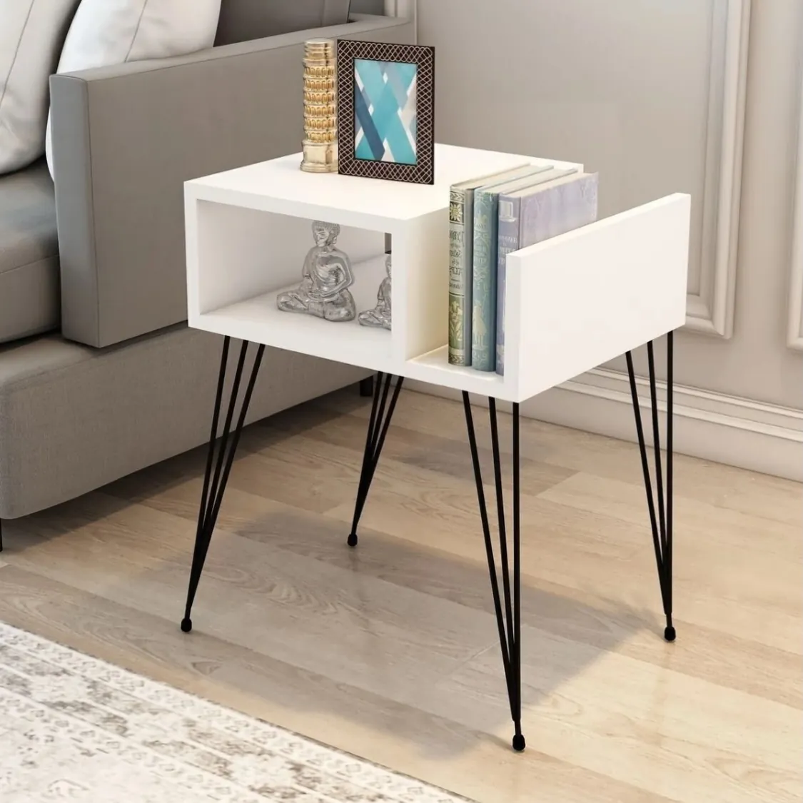 Modern Metal Side Table