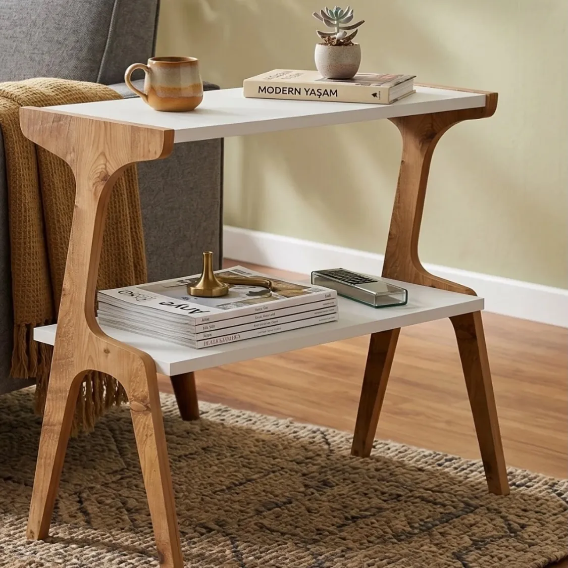 Modern Metal Side Table