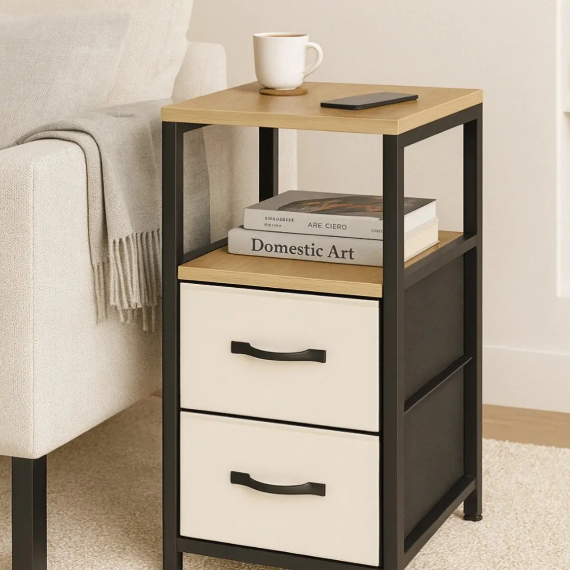 Modern Metal Side Table