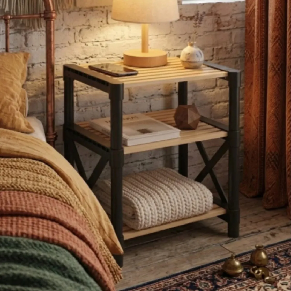 Modern Metal Side Table