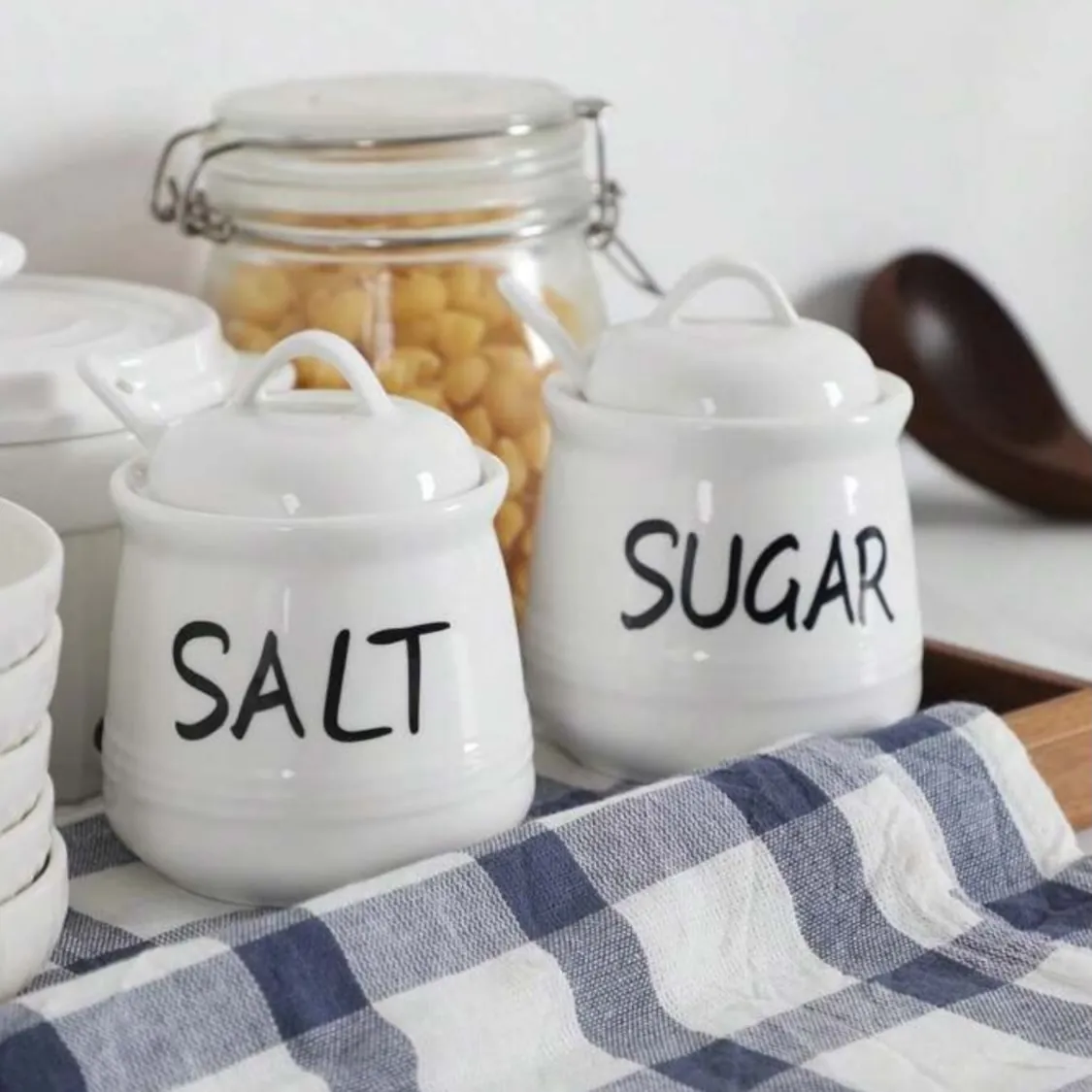 Salt and Sugar Jars Set
