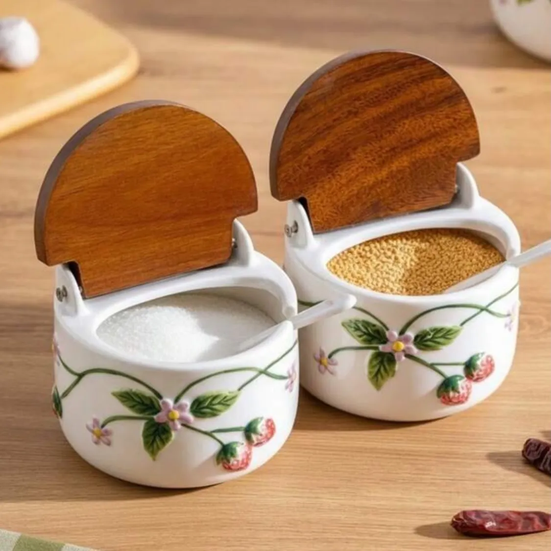 Salt and Sugar Jars Set