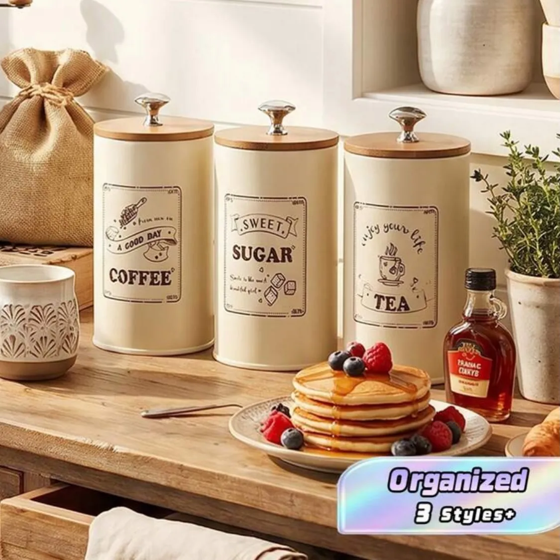 Salt and Sugar Jars Set