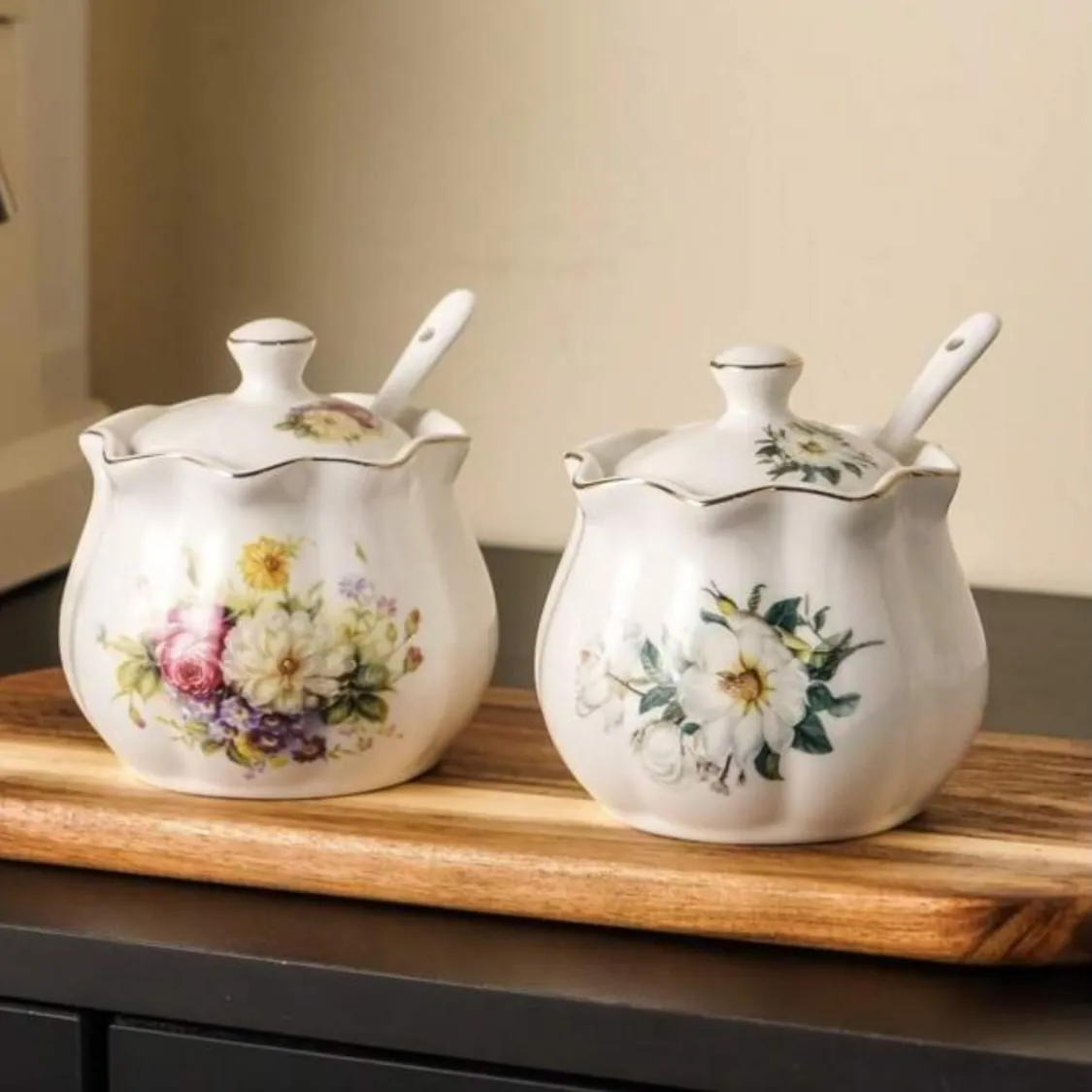 Salt and Sugar Jars Set