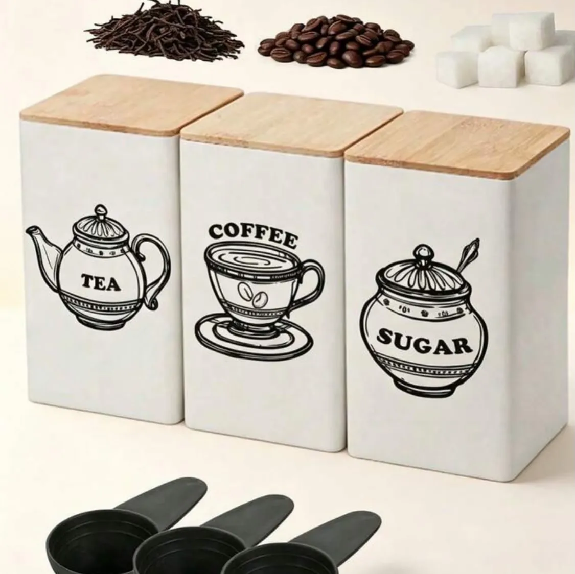 Salt and Sugar Jars Set
