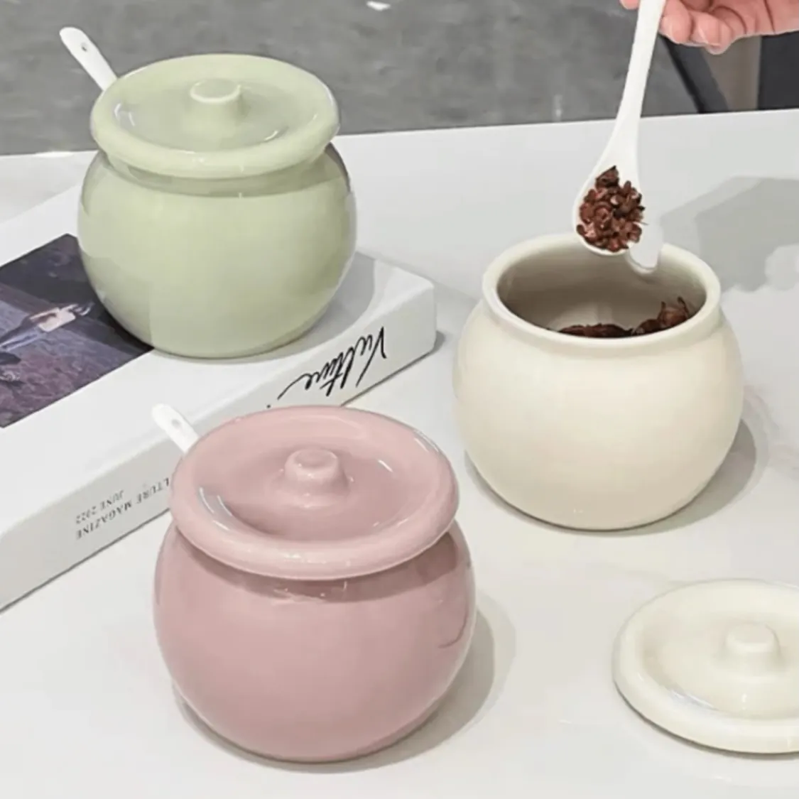 Salt and Sugar Jars Set