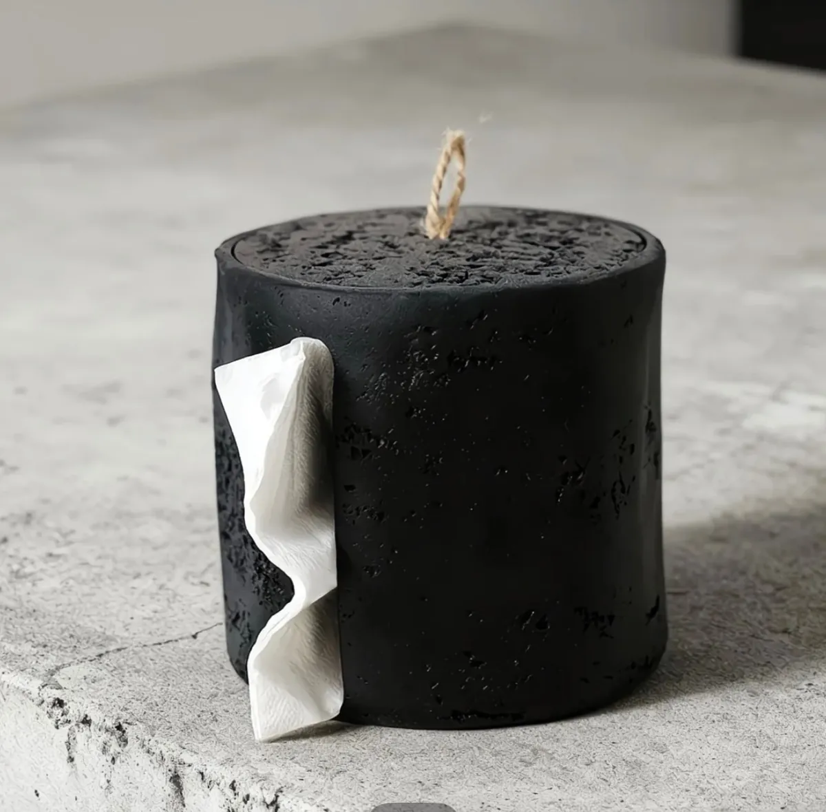 Red Ceramic Tissue Box Holder