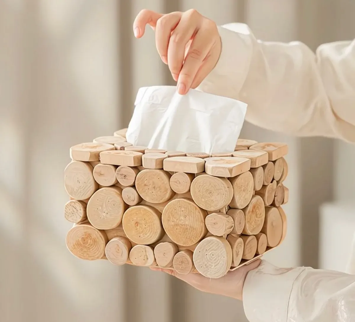 Floral Decorative Tissue Box