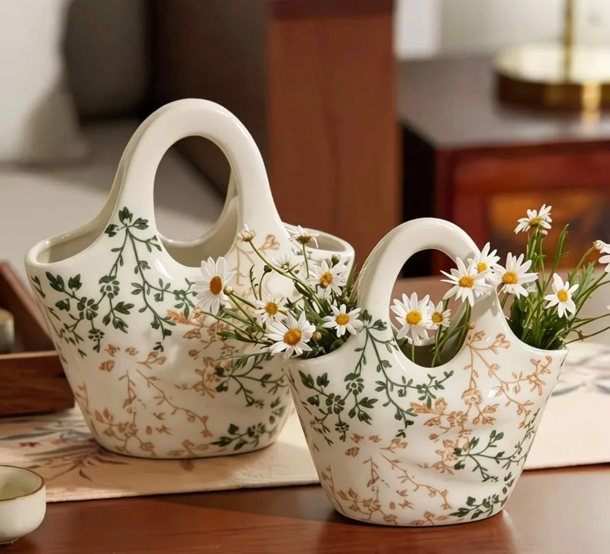 Floral Decorative Tissue Box