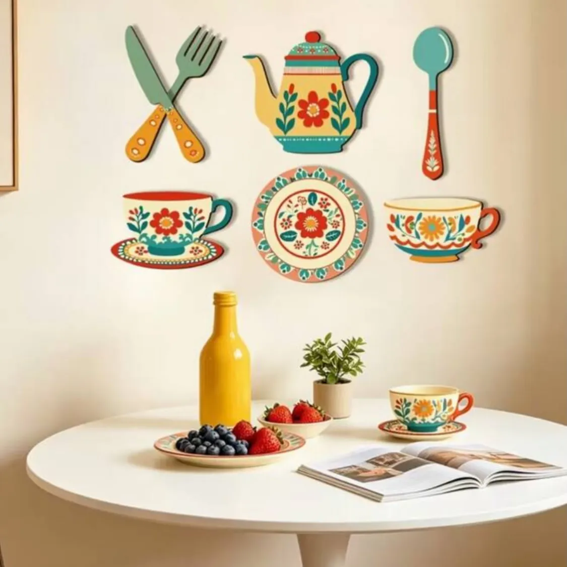 Kitchen-Themed Decorative Wall Art