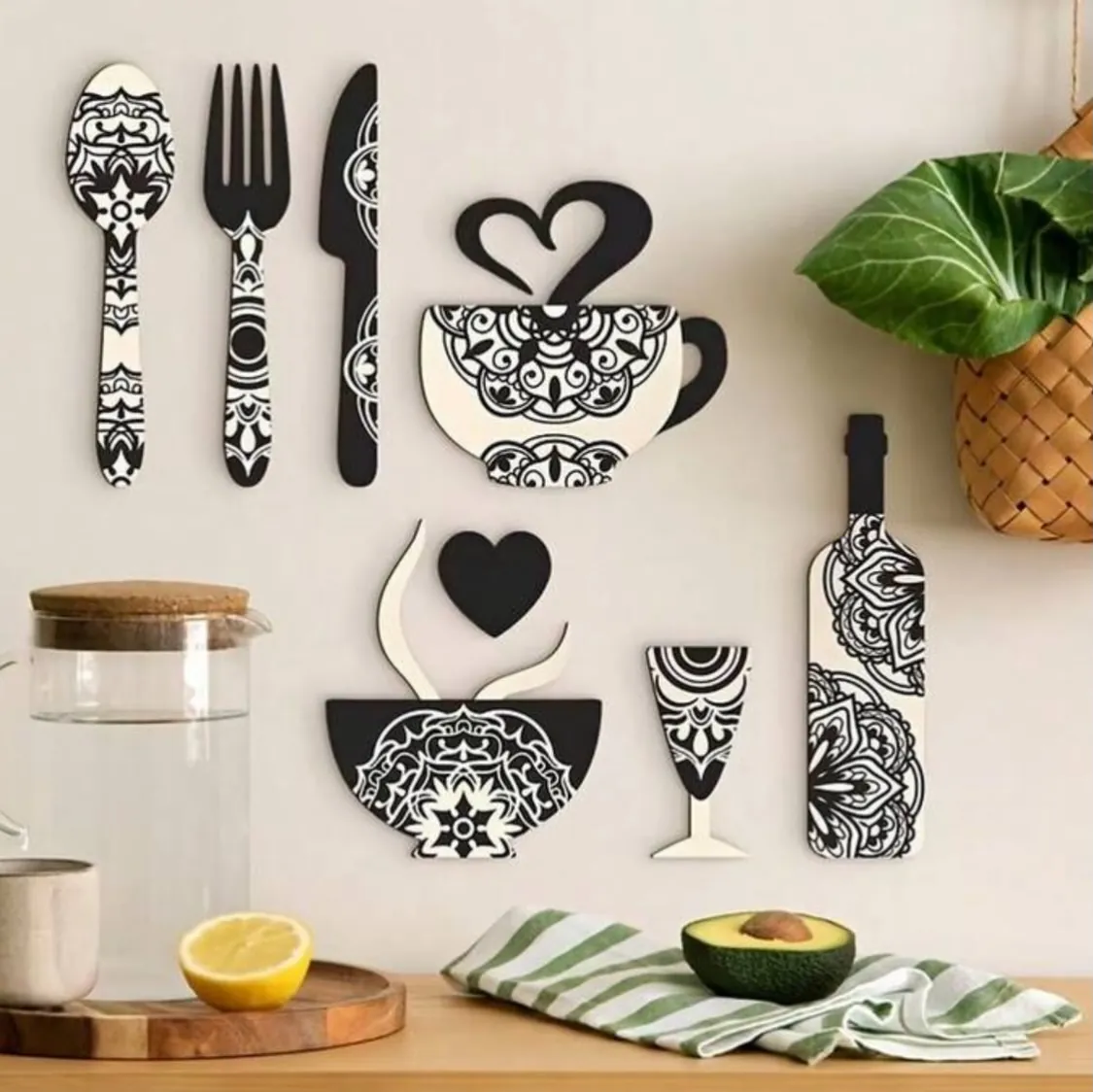 Kitchen-Themed Decorative Wall Art