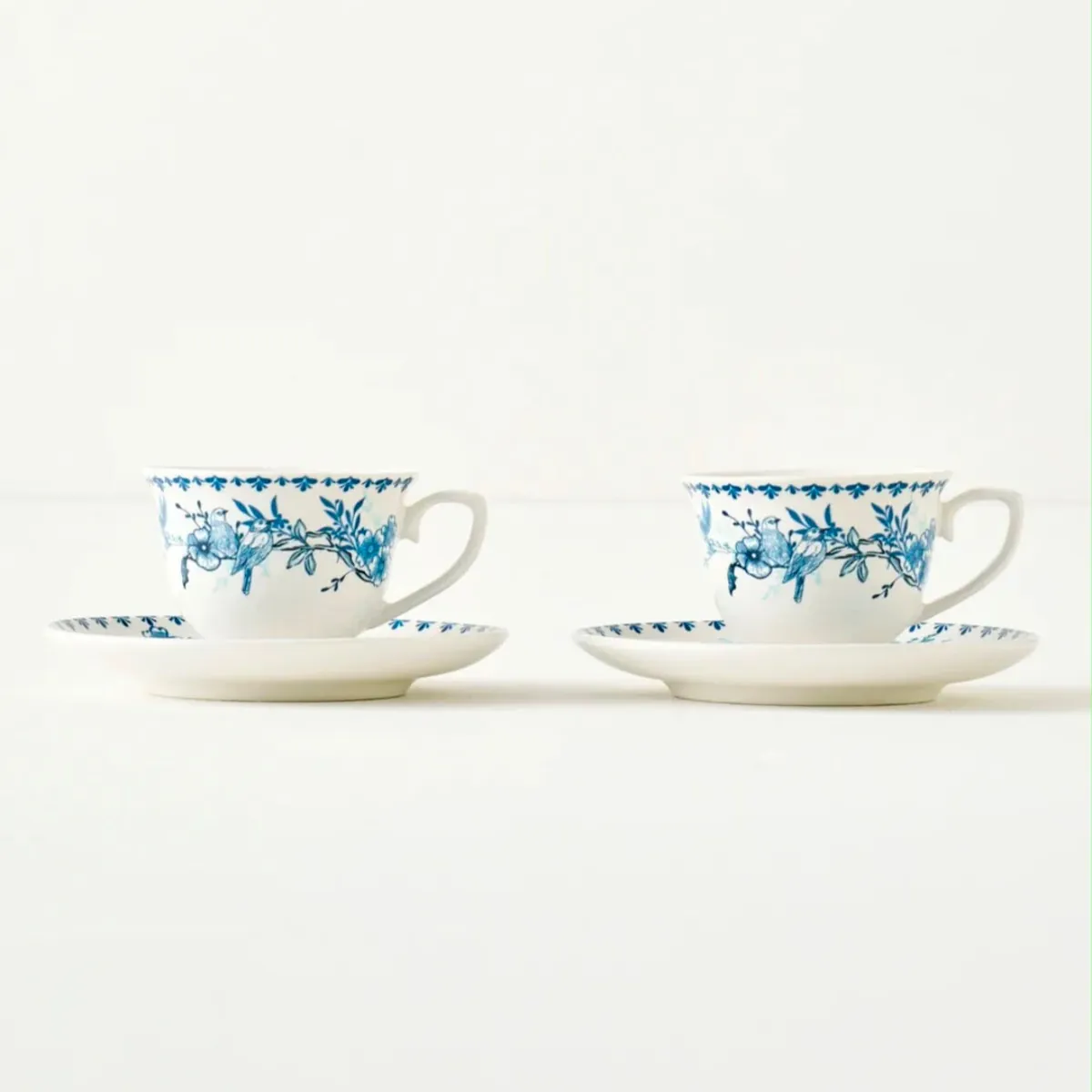 Elegant Coffee Cup and Saucer Set