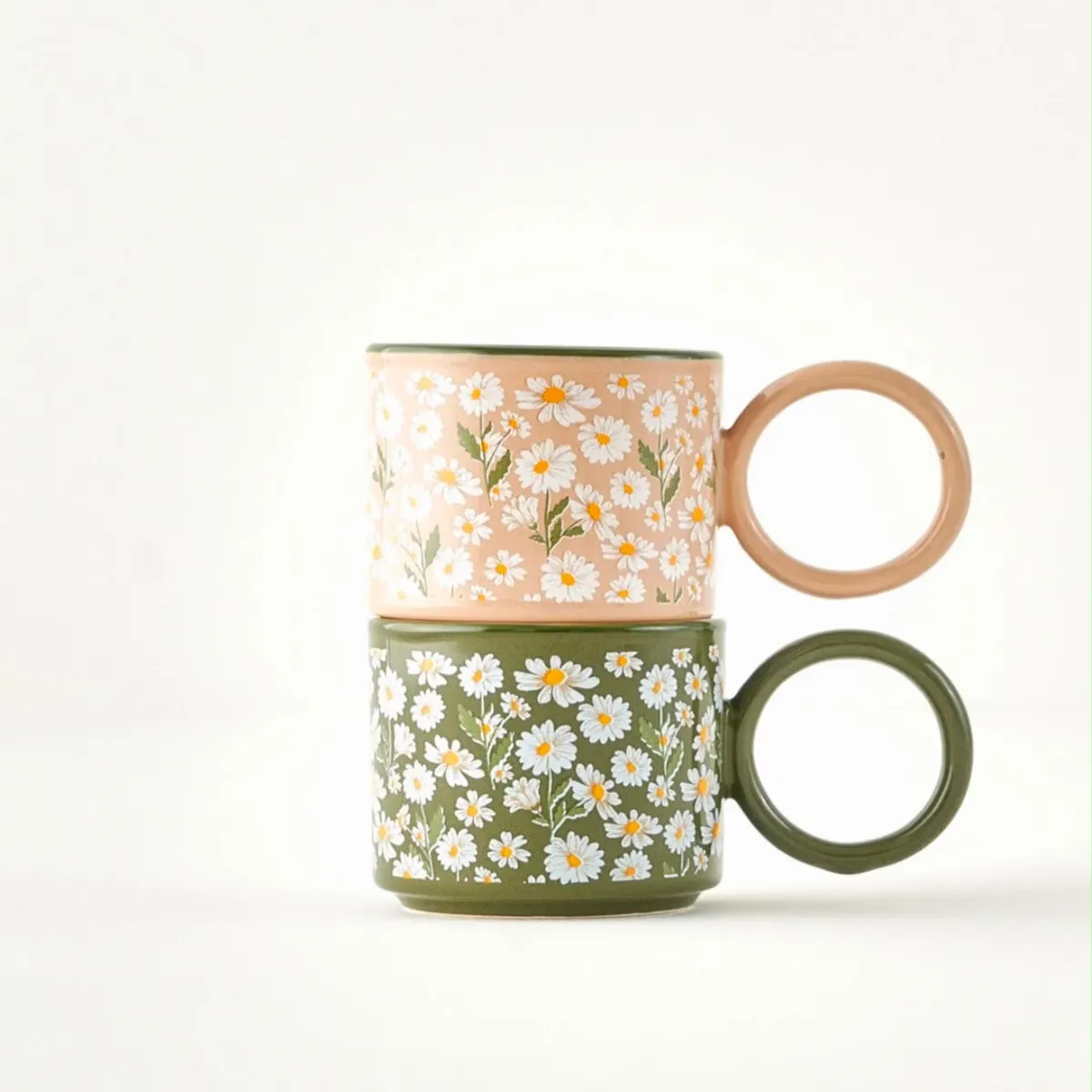 Elegant Coffee Cup and Saucer Set