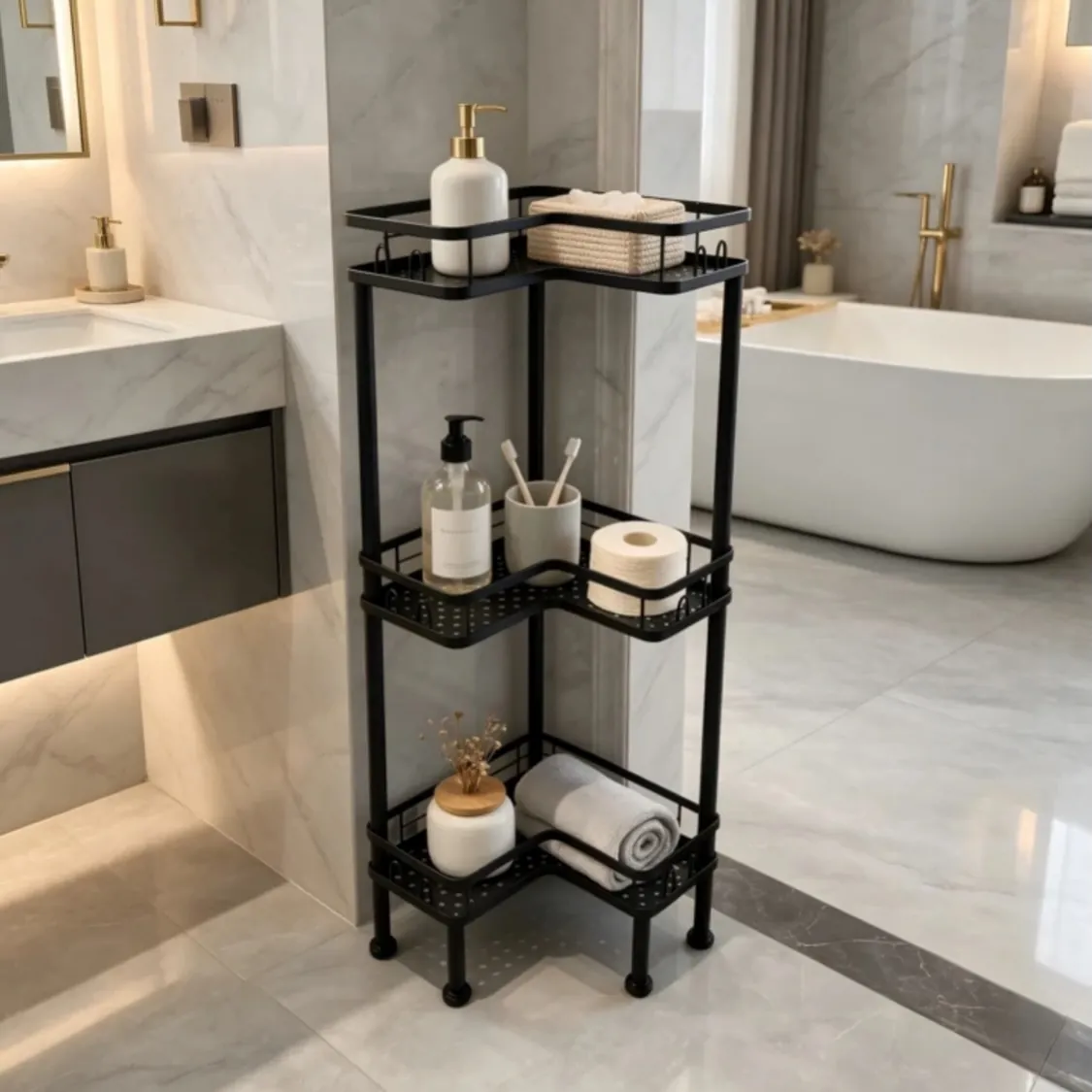 Bathroom Storage Shelf Over Toilet