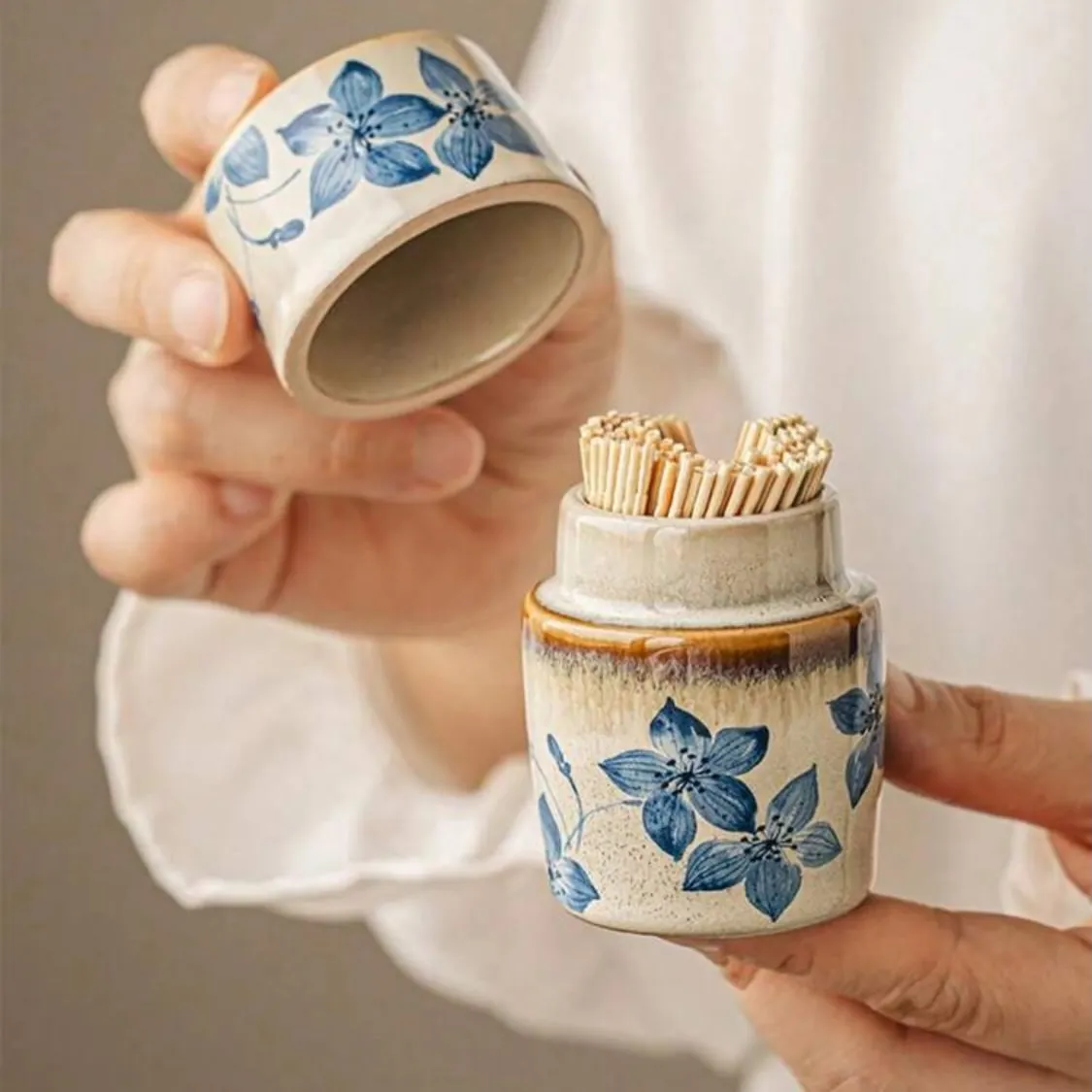 Lemon-Shaped Toothpick Holder