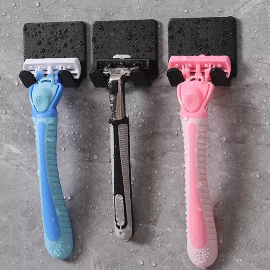 Adhesive Razor Holder