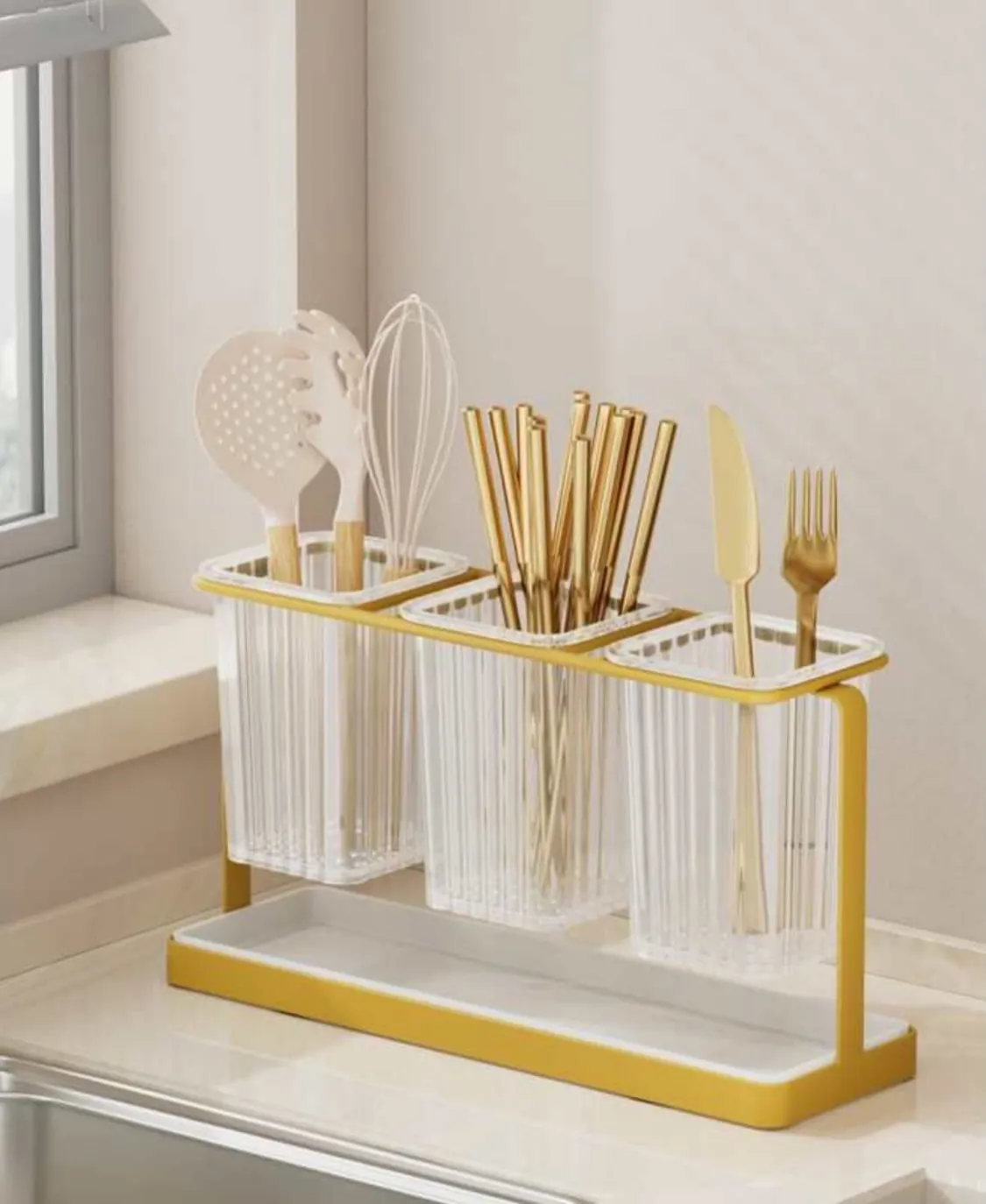Wooden Cutlery Holder