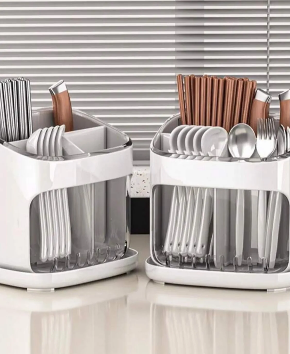 Wooden Cutlery Holder