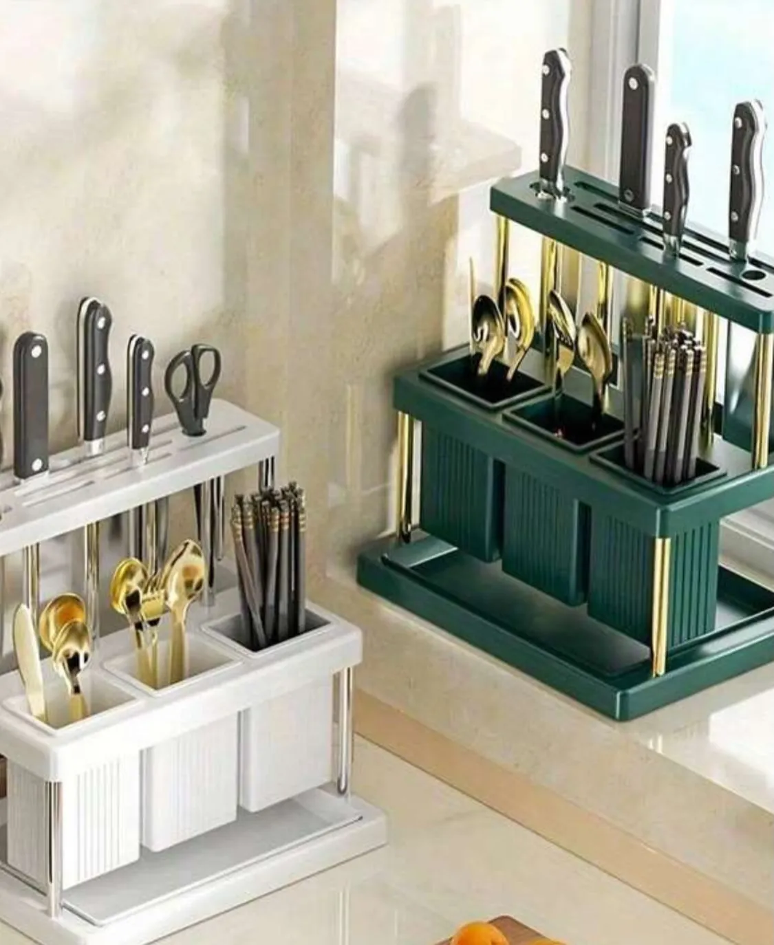 Wooden Cutlery Holder