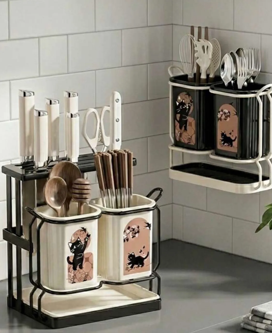 Wooden Cutlery Holder