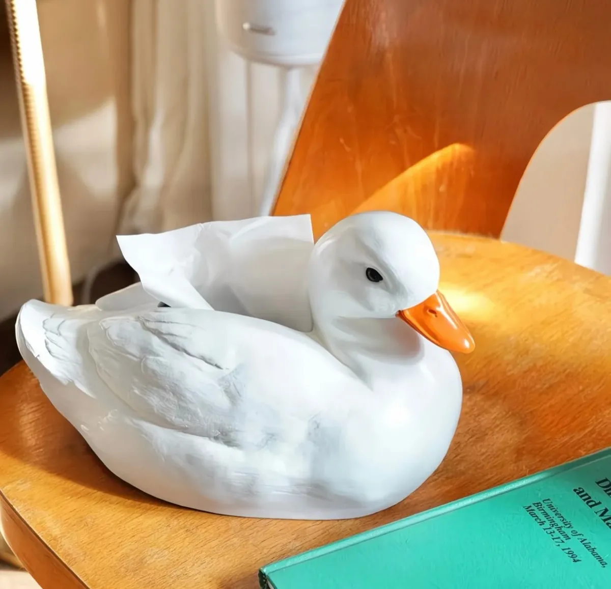 Swan-shaped Tissue Box